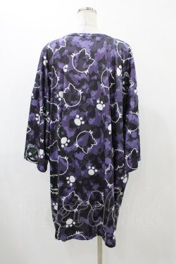 画像2: NieR Clothing / BIG SIZE CUTSEW  パープル H-25-12-14-1042-PU-TO-KB-ZH