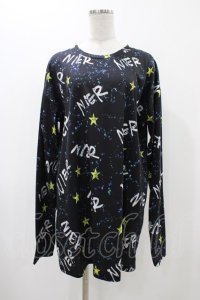 NieR Clothing / プリントトップス  スターロゴ H-25-12-14-1043-PU-BL-KB-ZH
