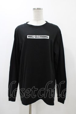 画像1: NieR Clothing / BOX LOGO BLACK CUTSEW M 黒 H-25-12-14-1046-PU-TO-KB-ZH