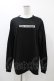 画像1: NieR Clothing / BOX LOGO BLACK CUTSEW M 黒 H-25-12-14-1046-PU-TO-KB-ZH (1)