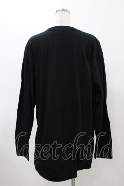 画像2: NieR Clothing / ONE君ポイントロングカットソー  黒 H-25-12-14-1047-PU-TO-KB-ZH