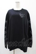 Candy Stripper / コジコジの名？台詞 L/S TEE  ブラック H-25-12-14-1048-PU-TO-KB-ZH