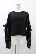 KILL STAR / Ray Crop Sweater XXL ブラック H-25-12-14-1049-SL-TO-KB-ZH