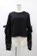 画像1: KILL STAR / Ray Crop Sweater XXL ブラック H-25-12-14-1049-SL-TO-KB-ZH (1)