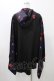 画像2: NieR Clothing / 着物風袖フードシャツ  黒 H-25-12-14-1054-PU-BL-KB-ZH (2)