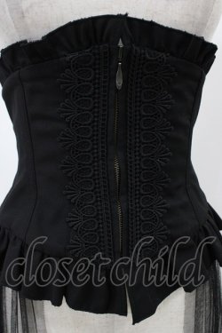 画像4: Sheglit / "Cynthia"チュールコルセット  ブラック H-25-12-14-1006-EL-ZA-KB-ZH