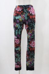 Ozz oneste / 裾レースプリントレギンス  黒 H-25-12-14-1015-OO-PA-KB-ZH