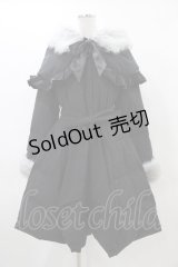 BAROQUE / Marshmallow Puffダッフルフリルコート L ブラック H-25-12-14-1016-EL-CO-KB-ZH