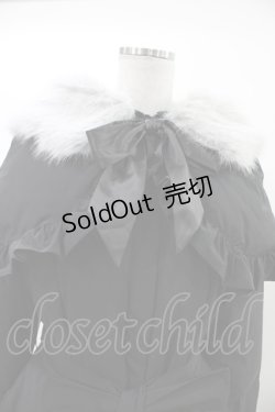 画像4: BAROQUE / Marshmallow Puffダッフルフリルコート L ブラック H-25-12-14-1016-EL-CO-KB-ZH
