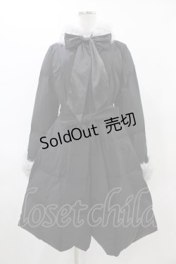 画像5: BAROQUE / Marshmallow Puffダッフルフリルコート L ブラック H-25-12-14-1016-EL-CO-KB-ZH