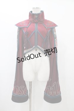 画像1: Ozz oneste / ジャガード切替ZIPジャケット  ボルドー H-25-12-14-1017-OO-JA-KB-ZH