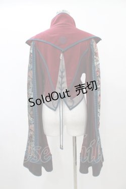 画像2: Ozz oneste / ジャガード切替ZIPジャケット  ボルドー H-25-12-14-1017-OO-JA-KB-ZH