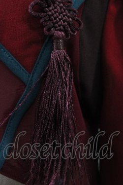 画像5: Ozz oneste / ジャガード切替ZIPジャケット  ボルドー H-25-12-14-1017-OO-JA-KB-ZH