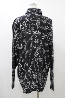 画像2: Grrr the Lipper / 殺メタイ程ニ愛シテル。iシャツ  黒 H-25-12-14-1019-0-BL-KB-ZH