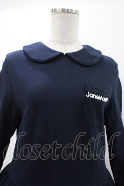 画像4: Jane Marple / ロゴレースポケットドレス  ネイビー H-25-12-14-1020-JM-OP-KB-ZH