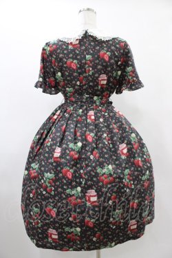 画像2: Melody BasKet / Strawberry jam丸襟ワンピース M ブラック H-25-12-14-1021-LO-OP-KB-ZH