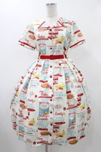 Emily Temple cute / Cerealワンピース  アイボリー H-25-12-14-1022-ET-OP-KB-ZH