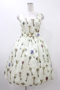 画像1: MILK / ラビリンスKeyジャンスカ  アイボリー H-25-12-14-1023-ML-OP-KB-ZH