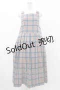 Jane Marple / タータンチェックタブリエドレス  ブリック H-25-12-14-1025-JM-OP-KB-ZH