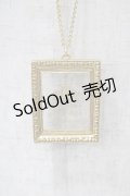 Jane Marple / Eternal Framesペンダント  クリア×ゴールド H-25-12-14-1004-JM-AC-KB-ZH