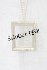 Jane Marple / Eternal Framesペンダント  クリア×ゴールド H-25-12-14-1004-JM-AC-KB-ZH