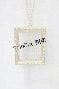 画像1: Jane Marple / Eternal Framesペンダント  クリア×ゴールド H-25-12-14-1004-JM-AC-KB-ZH