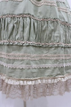 画像4: PrivateSquare. / 『an[TEA]que』マキシ丈スカート M グリーン H-25-12-14-1026-LO-SK-KB-ZH