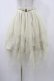 画像1: OZZ ANGELO / チュールイレギュラースカート  アイボリー H-25-12-14-1027-OO-SK-KB-ZH (1)