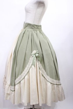 画像2: axes femme kawaii / マリアンヌスカート M グリーン H-25-12-14-010-AX-SK-NS-ZH