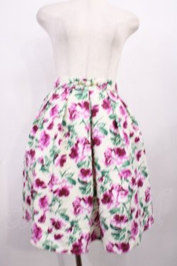 画像1: an another angelus / 花柄ウエストベルト風スカート Free オフ H-25-12-14-018-CA-SK-NS-ZH