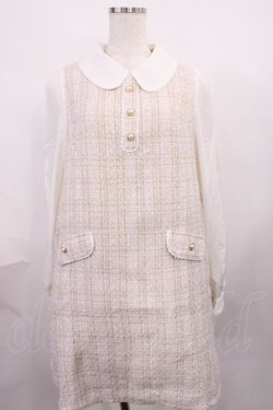 画像1: Amavel / ファンシーツイードワンピース Free ピンク H-25-12-14-019-CA-OP-NS-ZH