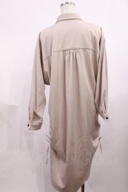 画像2: axes femme / 袖レースアップシャツワンピース M アイボリー H-25-12-14-021-AX-OP-NS-ZH