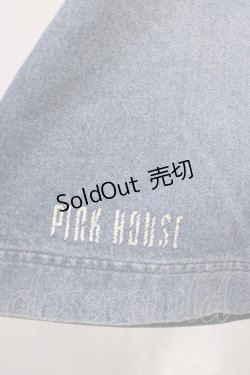 画像3: PINK HOUSE / ワッペンデニムジャンパースカート FREE ブルー H-25-12-14-022-LO-OP-NS-ZH