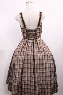 画像2: m petit by misako / AMCHKスクエアネックジャンパースカート M ブラウン H-25-12-14-002-LO-OP-NS-ZH