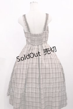 画像2: m petit by misako / AMCHKスクエアネックジャンパースカート M ブラウン H-25-12-14-002-LO-OP-NS-ZH