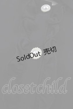 画像3: DearMyLove / フリルボウタイリボンシフォンブラウス LL ブラック H-25-12-14-025-EL-BL-NS-ZH