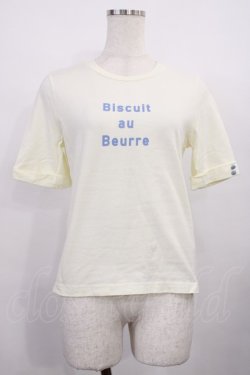 画像1: Fi.n.t / Biscuit au Beurre Tシャツ Free アイボリー H-25-12-14-026-CA-TS-NS-ZH