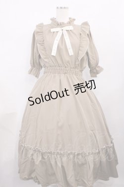 画像1: m petit by misako / NINA'SコラボAMハイショクメローワンピース M ベージュ H-25-12-14-003-LO-OP-NS-ZH