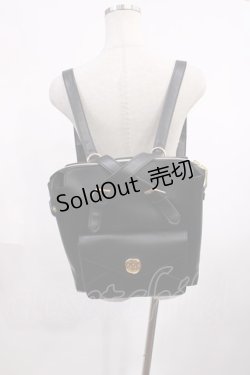 画像1: m petit by misako / AMリュック  ブラック H-25-12-14-032-LO-BG-NS-ZH