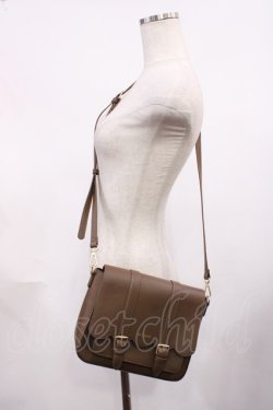 画像1: m petit by misako / AMスカラップショルダー  ブラウン H-25-12-14-033-LO-BG-NS-ZH