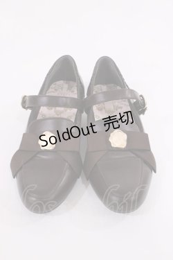 画像1: m petit by misako / AMPUリボンPPS L ブラウン H-25-12-14-040-LO-SH-NS-ZH