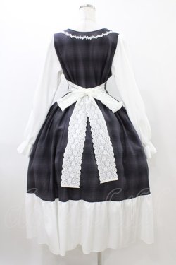 画像2: marcHenTica / チェックワンピース プリンセスサイズ/115cm丈 グレー H-25-12-16-1034-LO-OP-NS-ZH