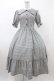 画像1: m petit by misako / AM*ギンガムCHKワンピース S グレー H-25-12-16-1035-LO-OP-NS-ZH (1)