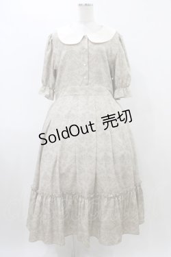 画像1: m petit by misako / NINA’Sコラボトワルドジュイワンピース LL ベージュ H-25-12-16-1036-LO-OP-NS-ZH