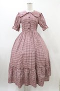 m petit by misako / AM*ギンガムCHKワンピース S レッド H-25-12-16-1037-LO-OP-NS-ZH