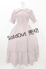 m petit by misako / AM*ギンガムCHKワンピース S レッド H-25-12-16-1037-LO-OP-NS-ZH