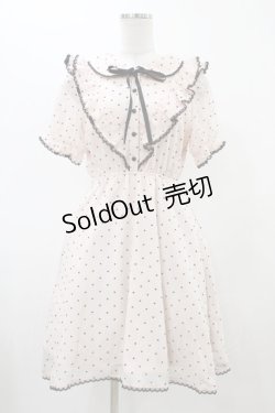 画像1: Honey Cinnamon / ハートドットワンピース Free ピンク H-25-12-16-1039-LO-OP-NS-ZH