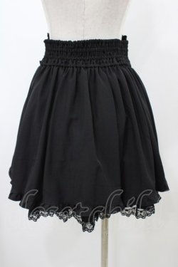 画像2: LIZ LISA / サイドカシュクールメッセージスカート Free ブラック H-25-12-16-1045-LO-SK-NS-ZH