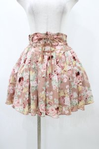 LIZ LISA / 花柄スカート Free ブラウン H-25-12-16-1047-LO-SK-NS-ZH
