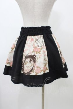 画像2: Ank Rouge / 花柄スカート M ブラック H-25-12-16-1048-CA-SK-NS-ZH